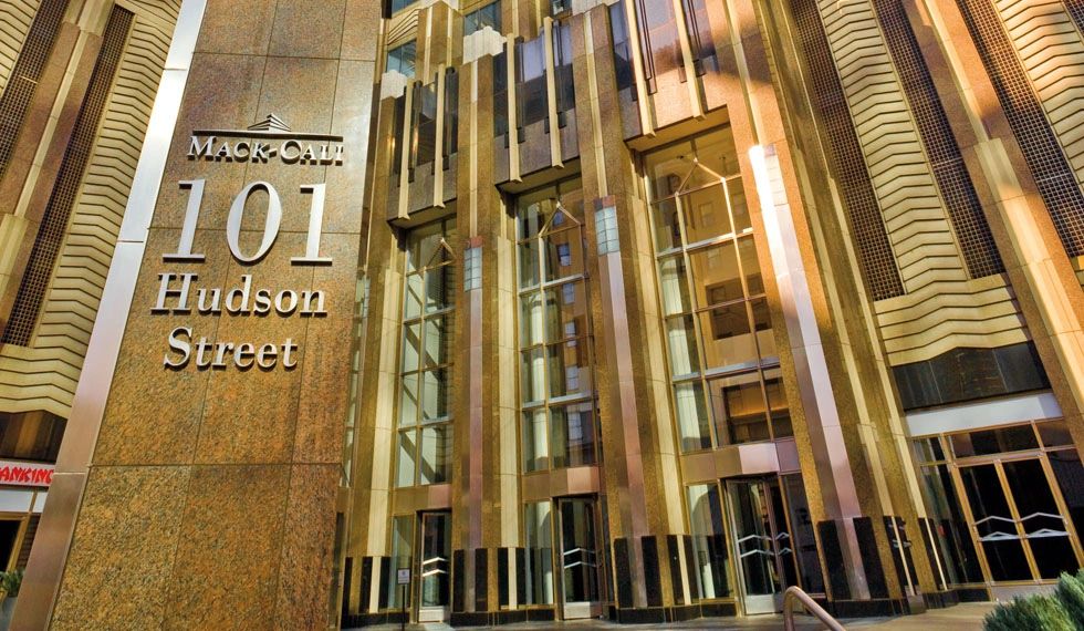 101 Hudson Street commercial building facade